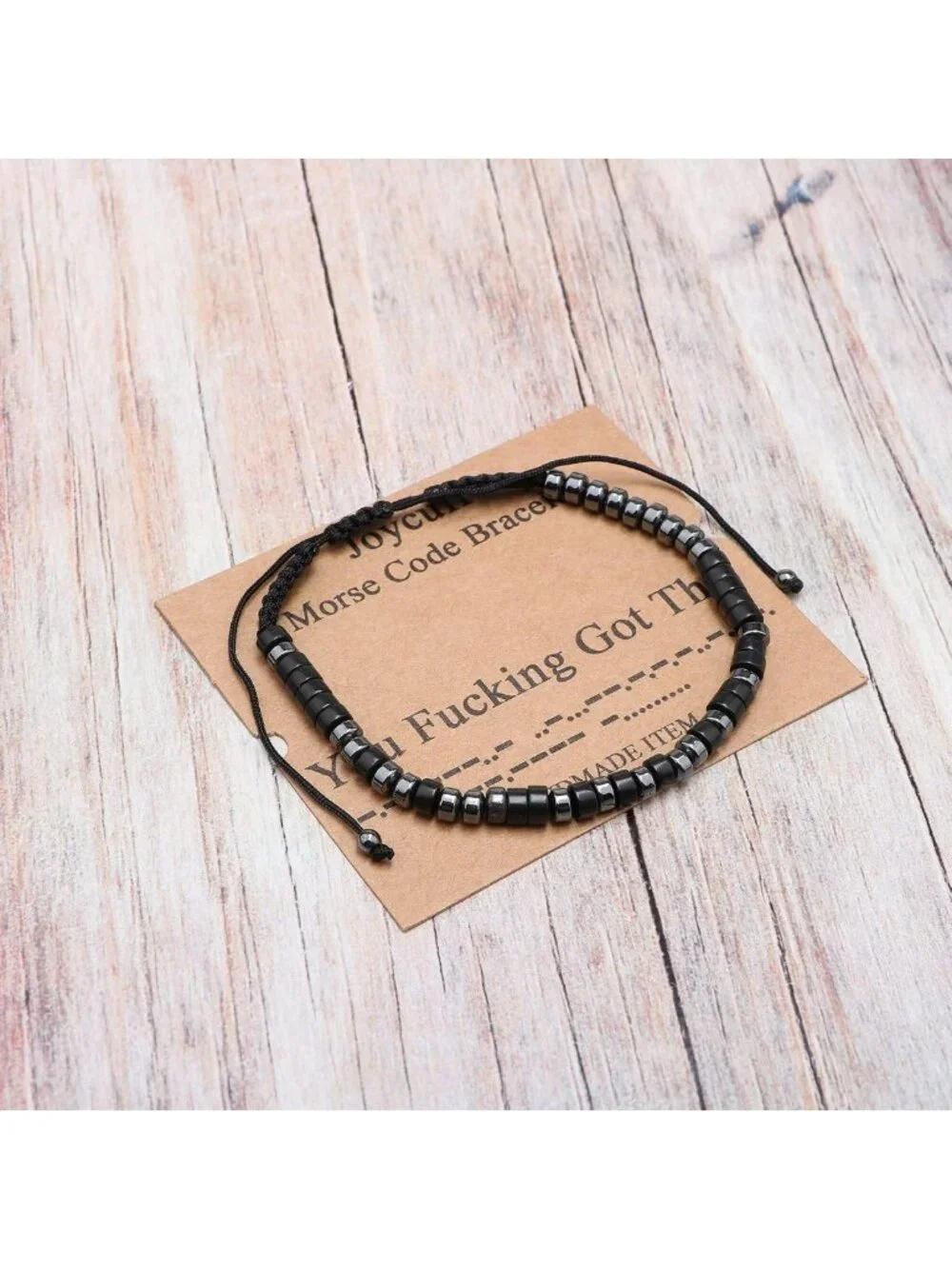 Inspirational Morse Code Bracelet for Women & Men - Perfect Gift for Mom, Dad